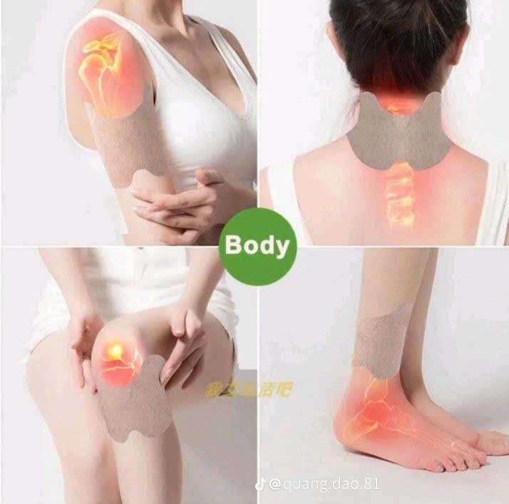 🌿 GIỚI THIỆU SẢN PHẨM 🌿  DÁN VAI GÁY NGẢI CỨU – GIẢM ĐAU, NHỨC MỎI