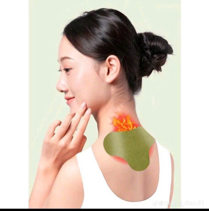 🌿 GIỚI THIỆU SẢN PHẨM 🌿  DÁN VAI GÁY NGẢI CỨU – GIẢM ĐAU, NHỨC MỎI